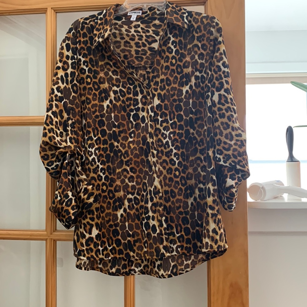 Leopard blouse